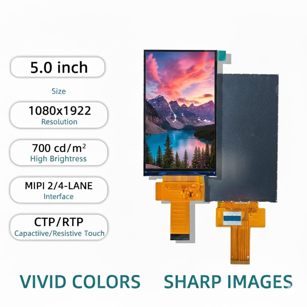 4.3 inch Full Colour TFT 480*800 with Touch Screen(New Product)